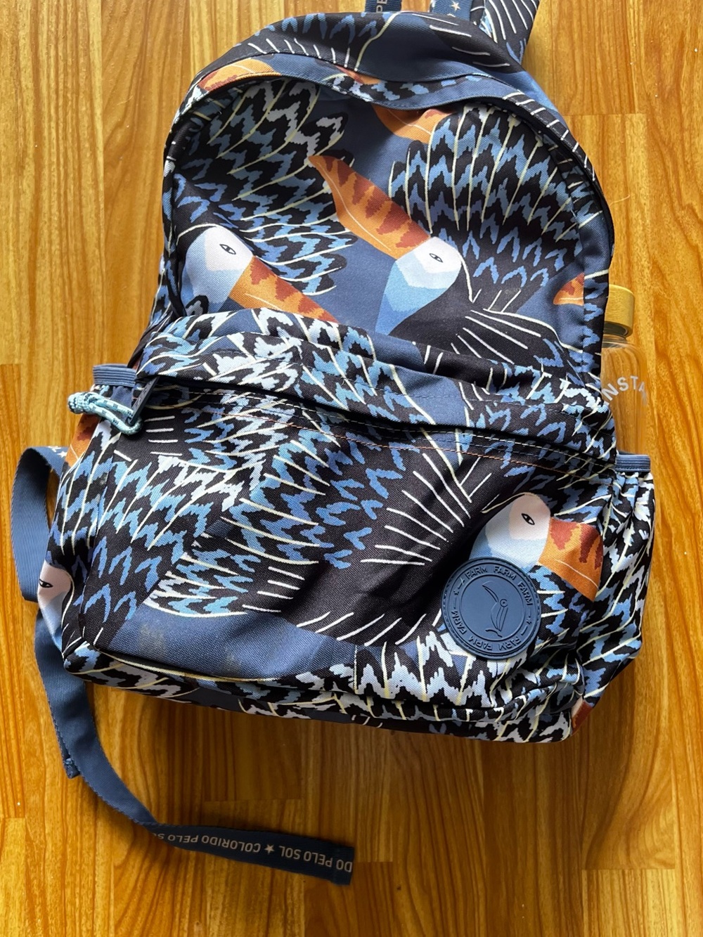 FARM Rio Tucan Print Backpack - Like New - Picture 5 of 7